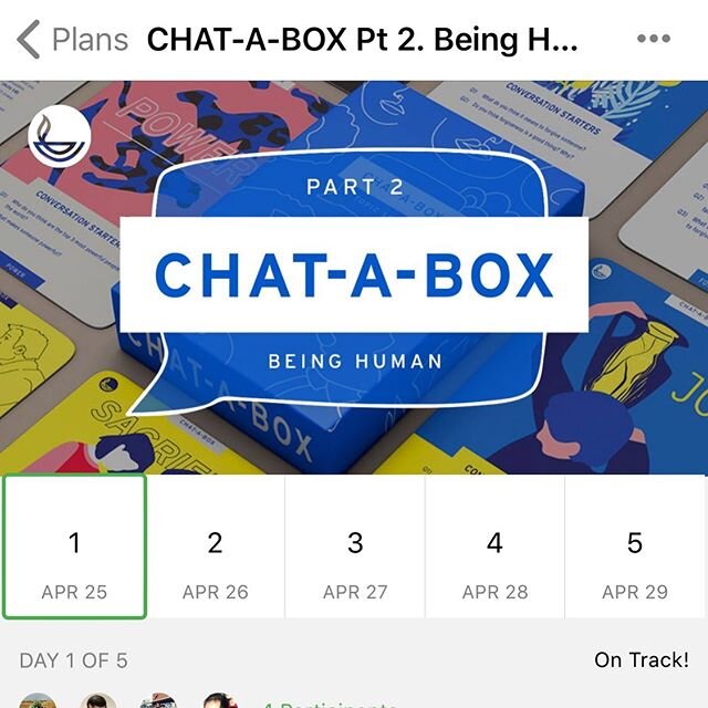 Hey Peace Jr.! Great job finishing up the first devotional together! Join our next devotional plan together for Chat-A-Box pt. 2! (We started with pt. 6 so we are kinda jumping around the different series together 🤪) If you aren&rsquo;t sure how to,