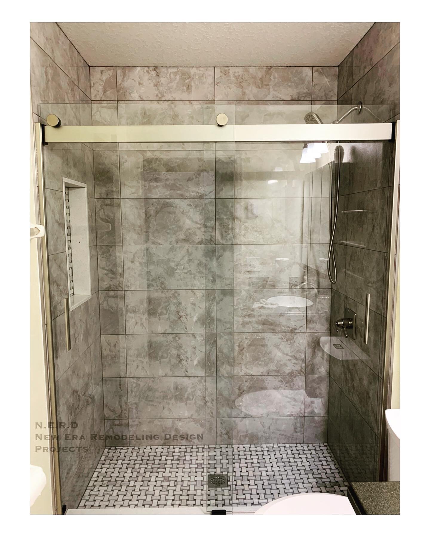 From tub to Custom Shower install.  Complete remodel. Before &amp; After . #TeamNeRdProjects #interiorremodeling #homeimprovement #houzz #HGTV #brooklyncontractor #interiordesign #remodeling #spaceplanning #architecturedesign #diy #architecture #cons