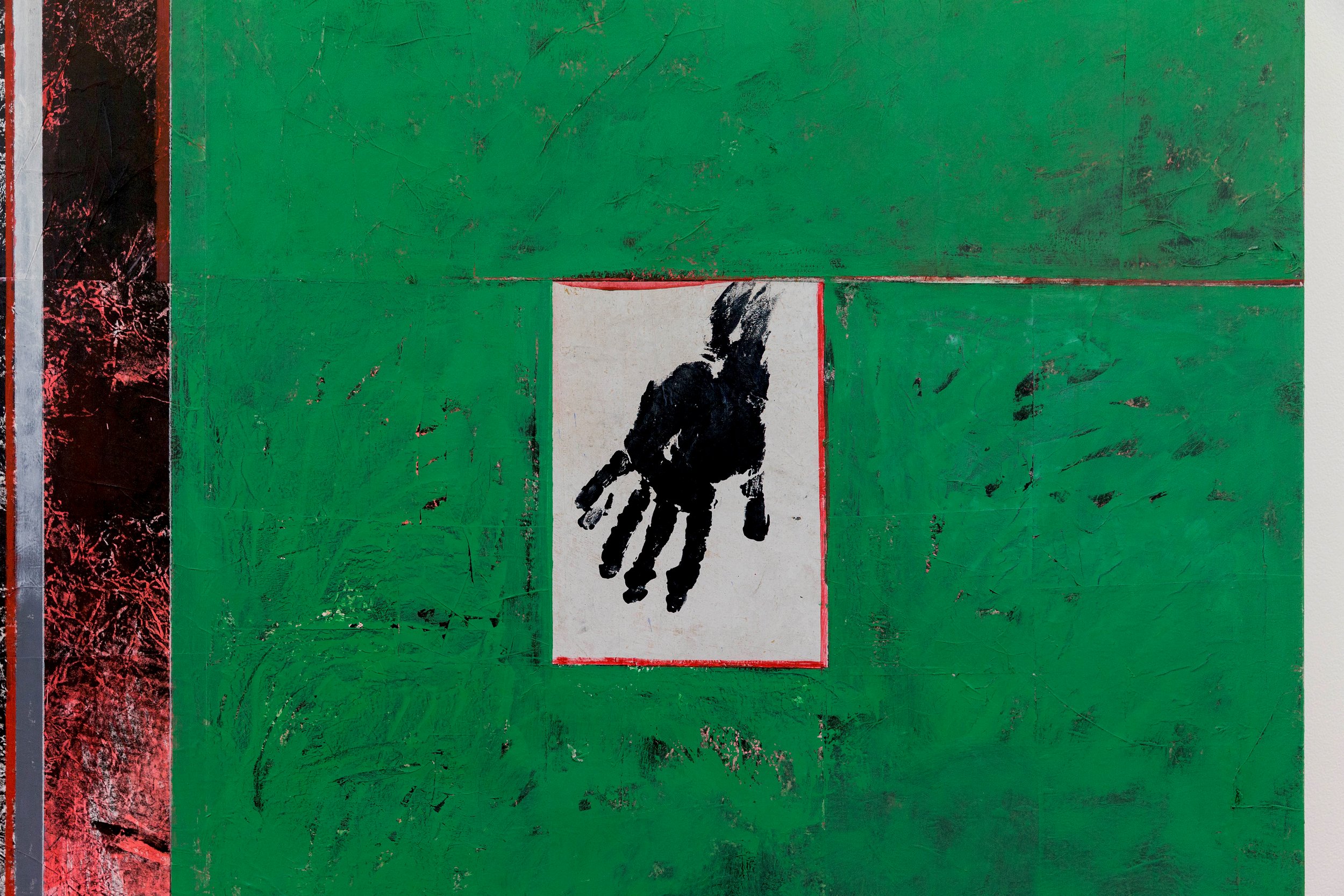  Hand/Ball (detail), 2019, 172x270 cm 