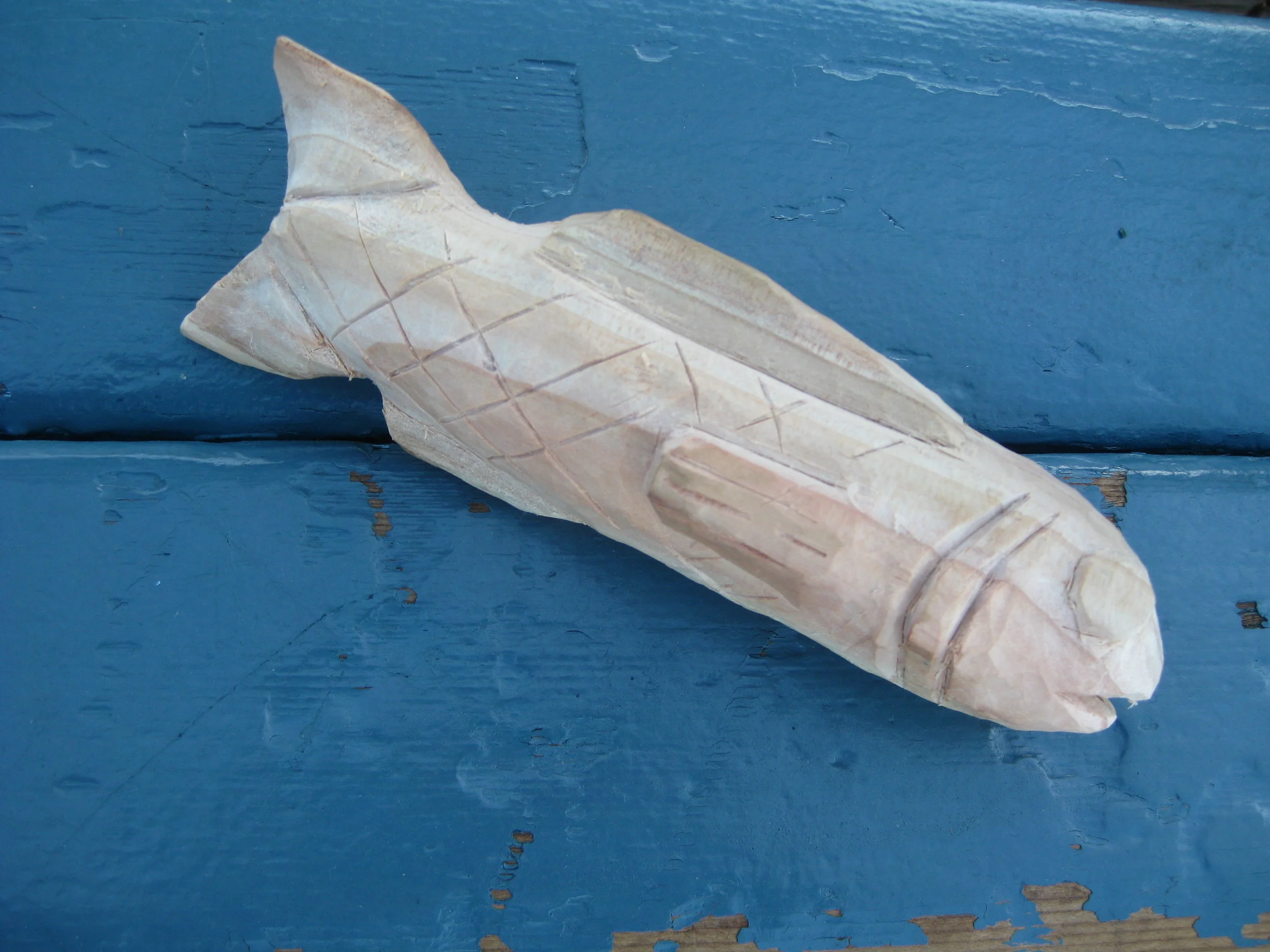 I Hand-Carved This Fish