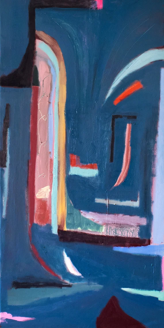 Ysabel's Table Dance 60" x 30" Canvas & Oil
