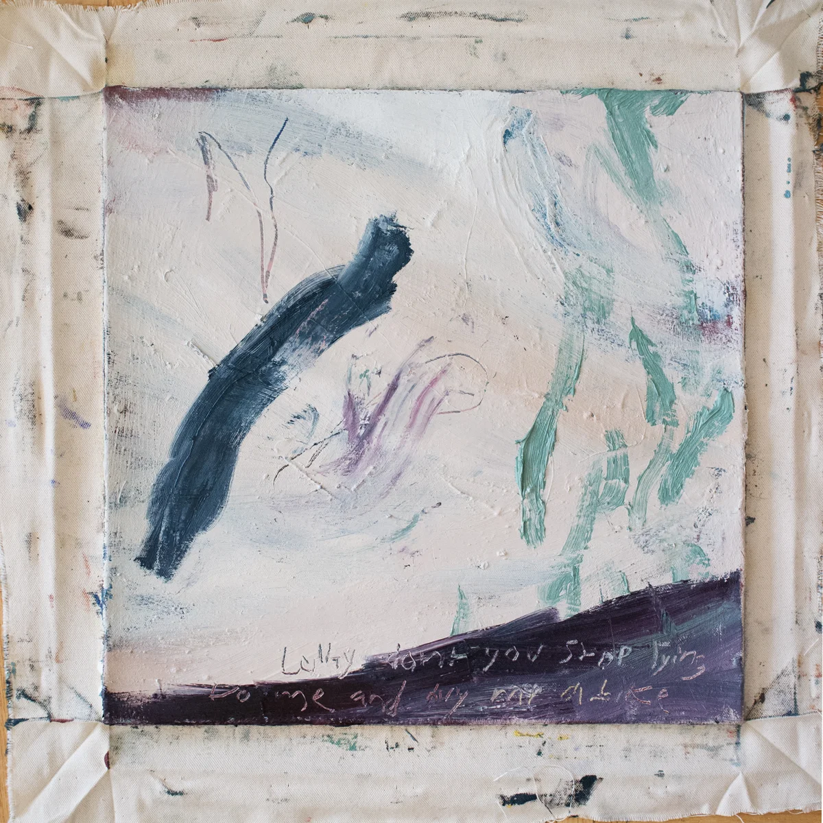 16" x 16" Canvas & Oil