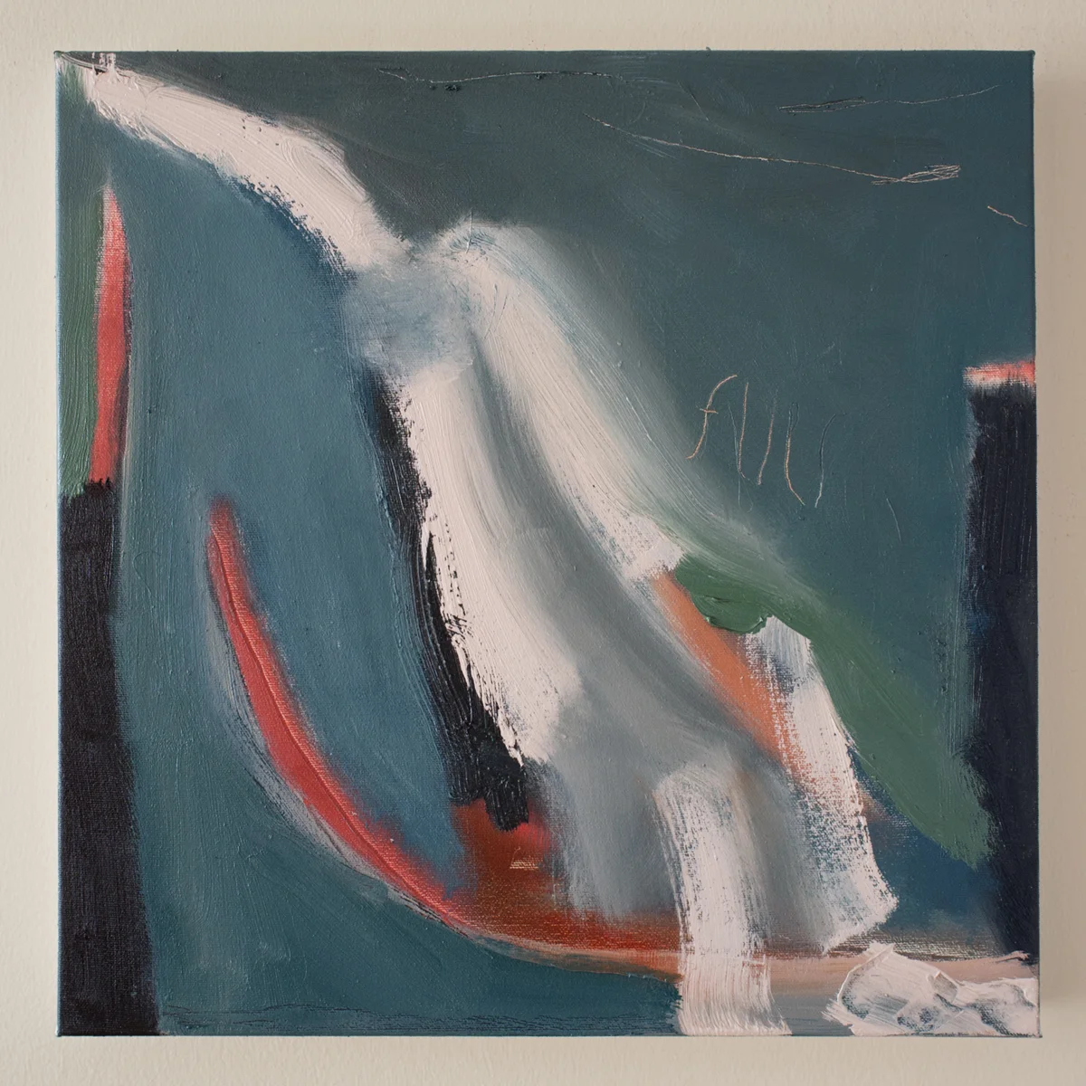 Flu 16" x 16" Canvas & Oil