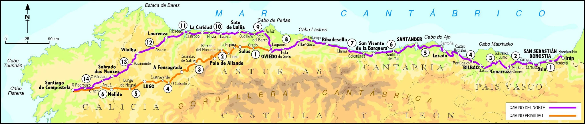 Going North Day 0 Of My Northern Way To Santiago The World Is