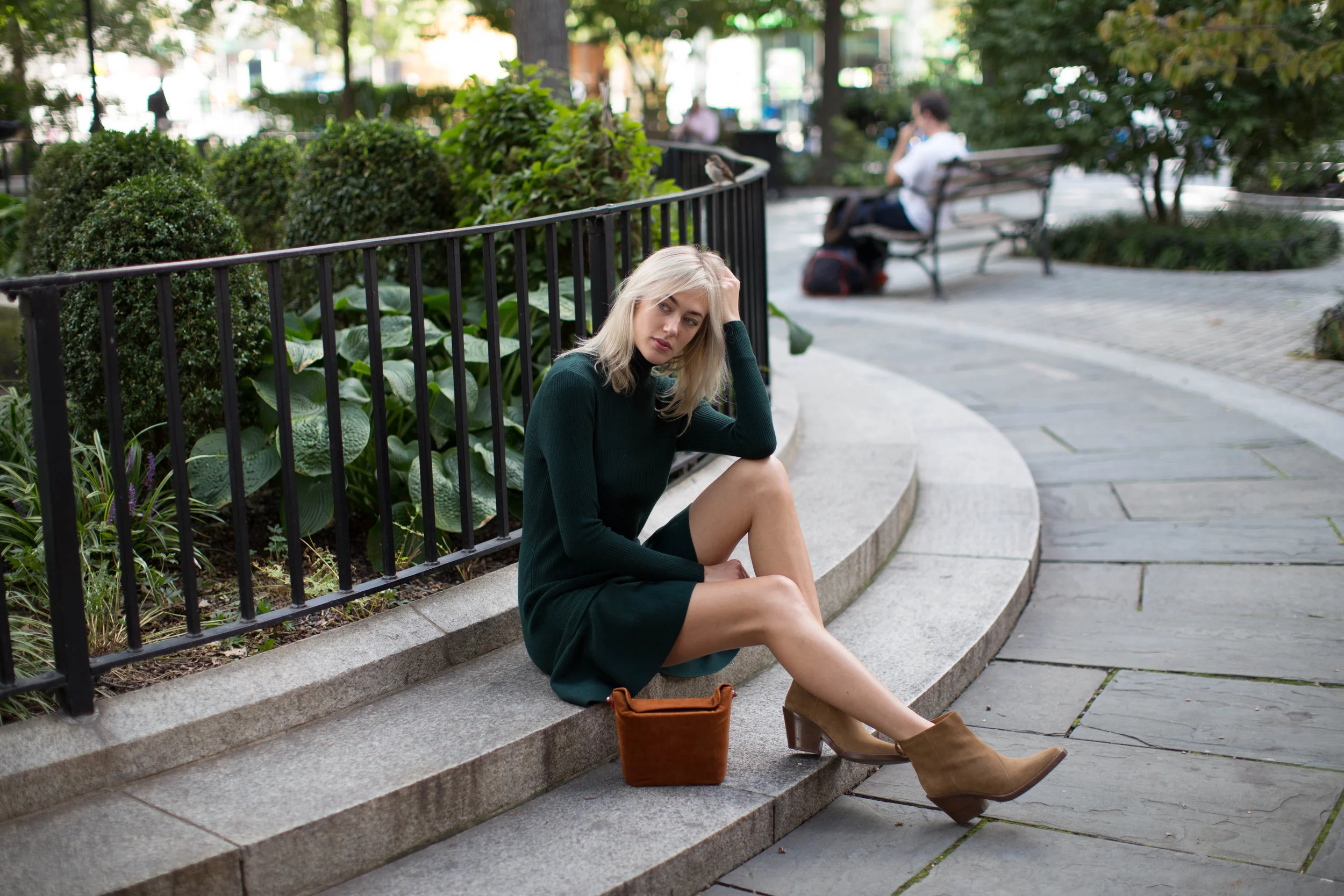 DArling Fall Collection Demy Lee Danny Turtleneck Dress Green.jpg