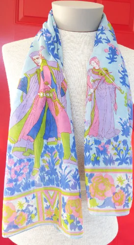 Rare Sant'Angelo scarf, available in our Modern Renaissance Store. https://www.etsy.com/listing/263491597/authentic-signed-giorgio-di-santangelo?ref=shop_home_active_18