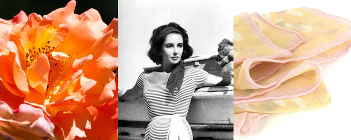 Beautiful selection of women's silk scarfs: from Mod POP art styles to classic girly silk chiffon with sweet rolled hems.