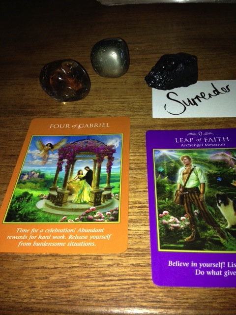 My meditation: smoky quartz + black tourmaline to ground me + the protection of pyrite.