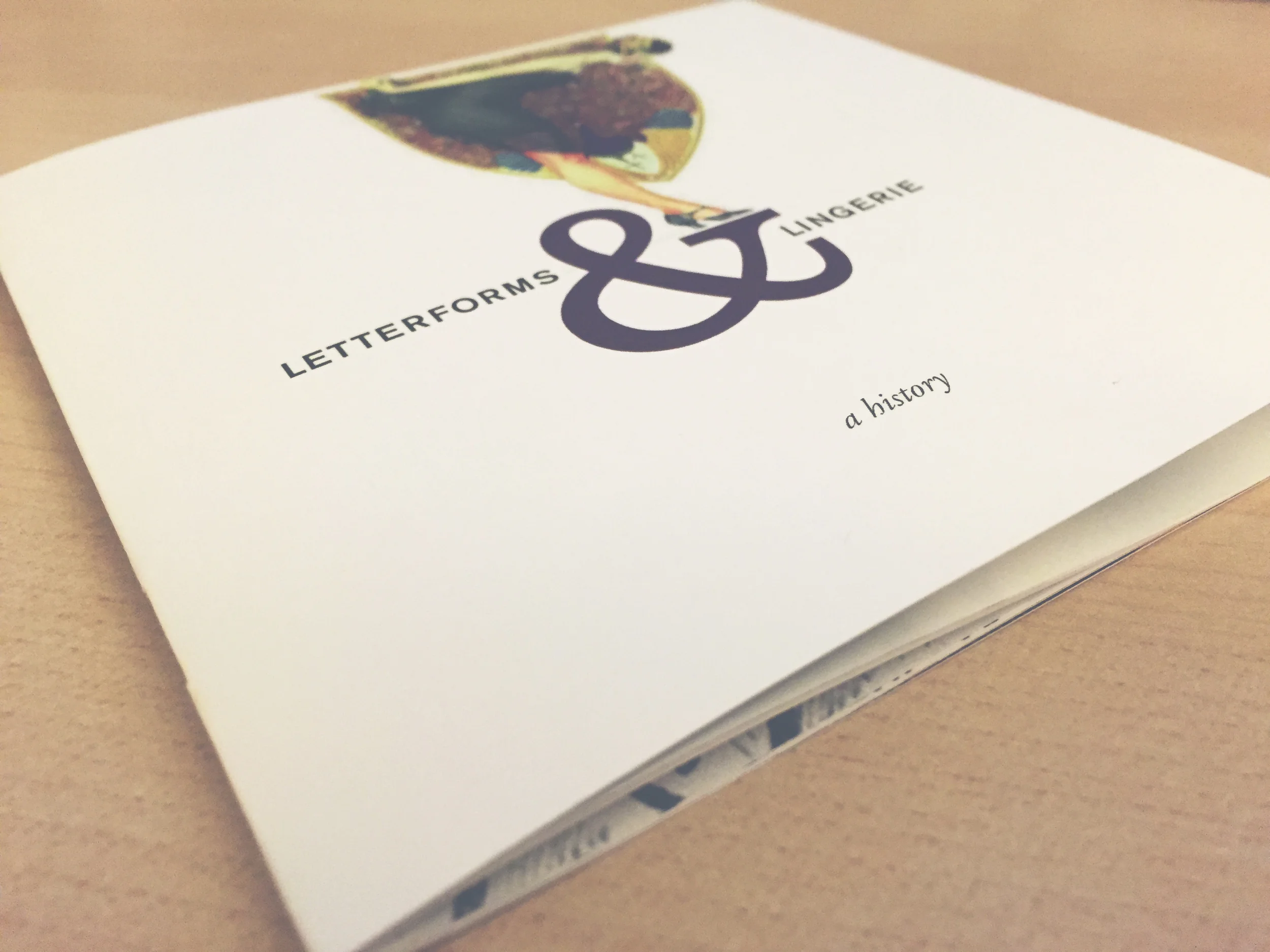 Letterforms & Lingerie