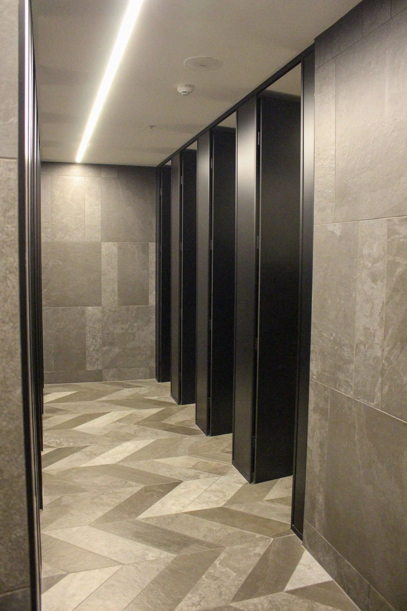 High top Toilet Cubicles by Freeform