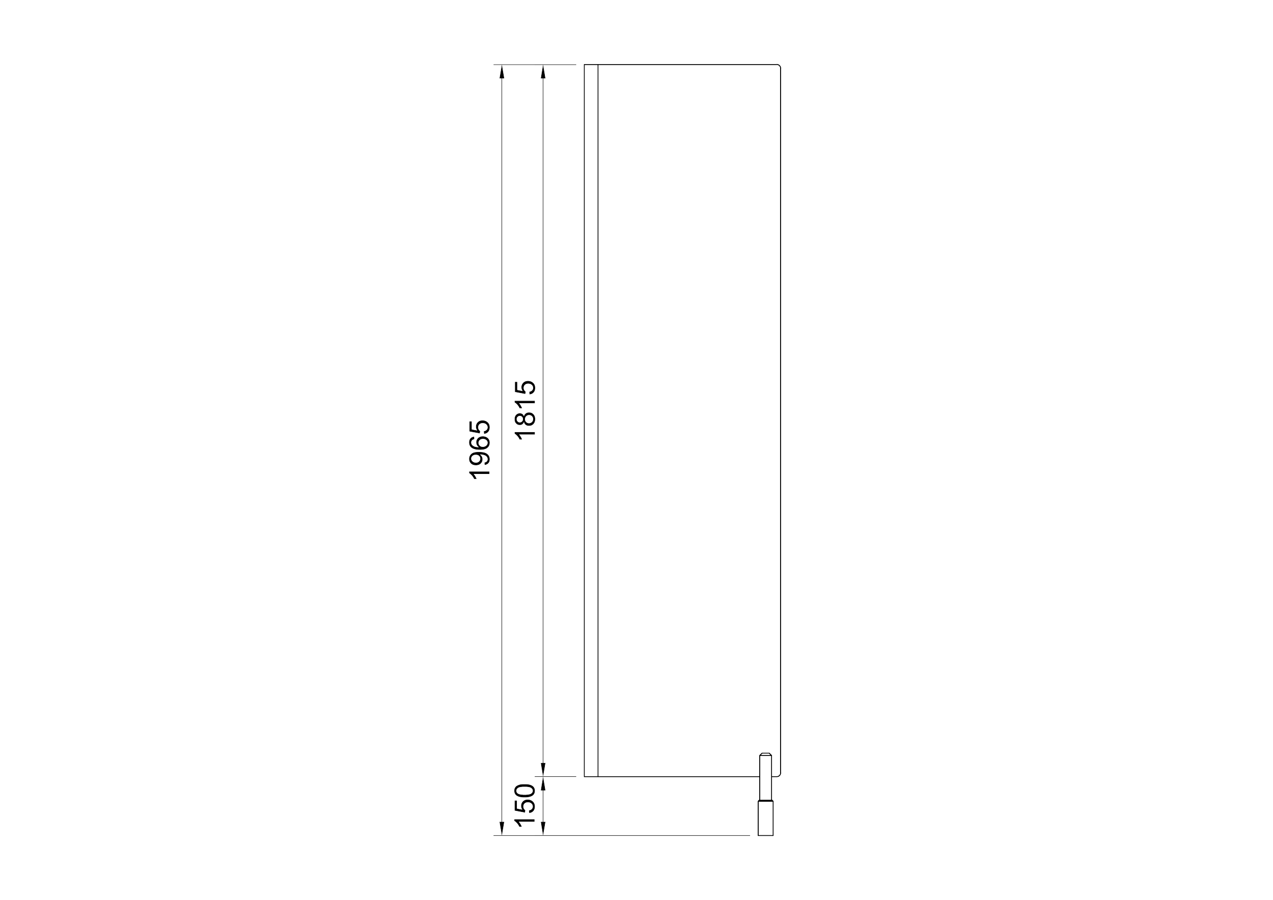 CAD Drawing of a classic - Privacy Screen