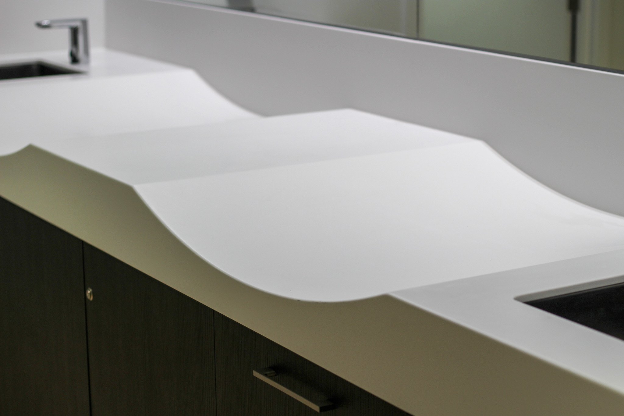 Acrylic baby change table