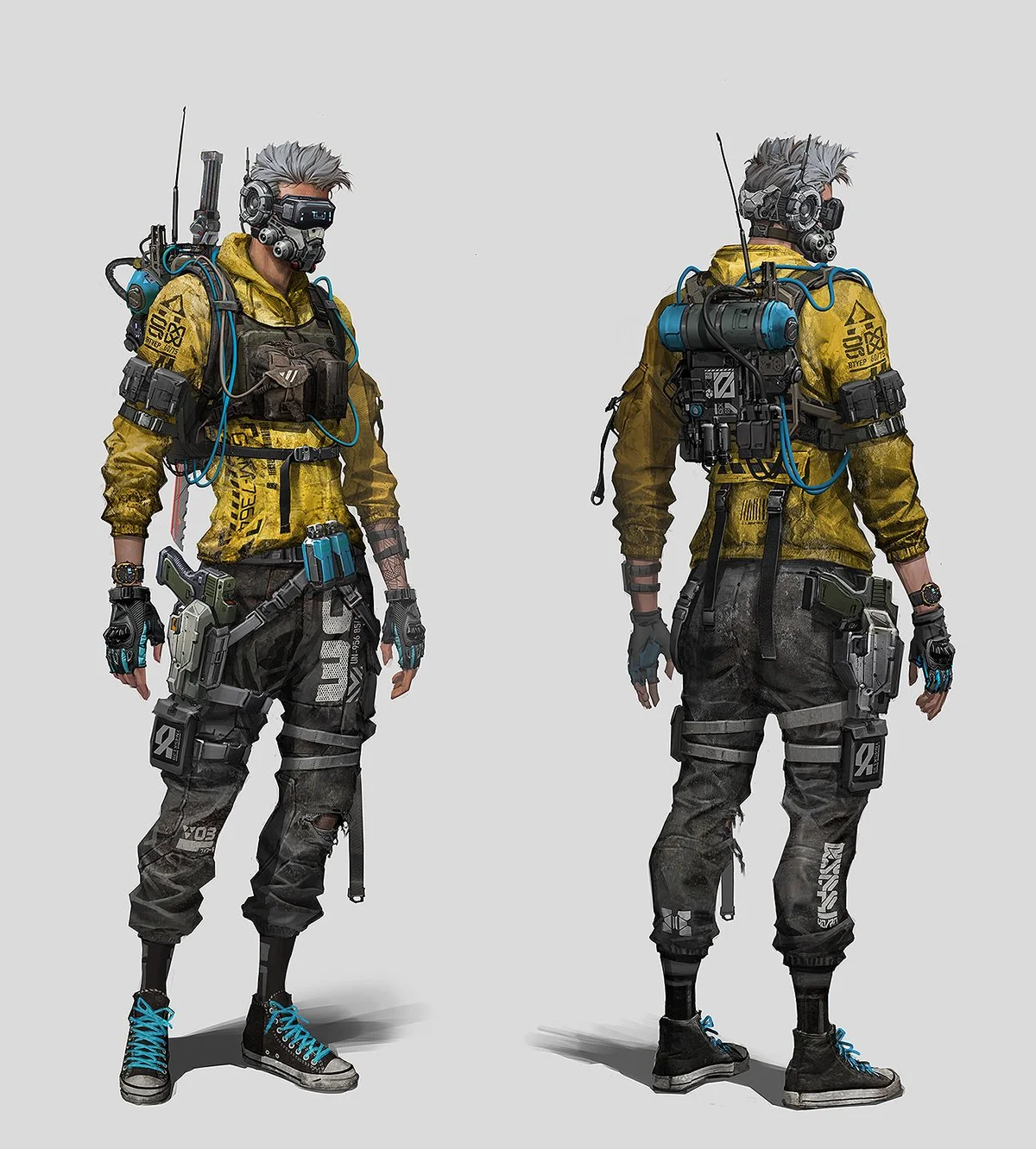  Original character’s shape and pose was by my art lead Jesse Lee ( https://www.artstation.com/jesse_lee ) 