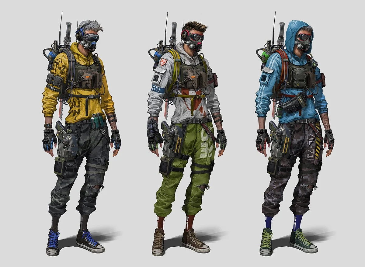  Original character’s shape and pose was by my art lead Jesse Lee ( https://www.artstation.com/jesse_lee ) 