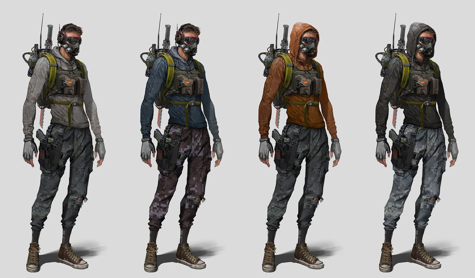  Original character’s shape and pose was by my art lead Jesse Lee ( https://www.artstation.com/jesse_lee ) 
