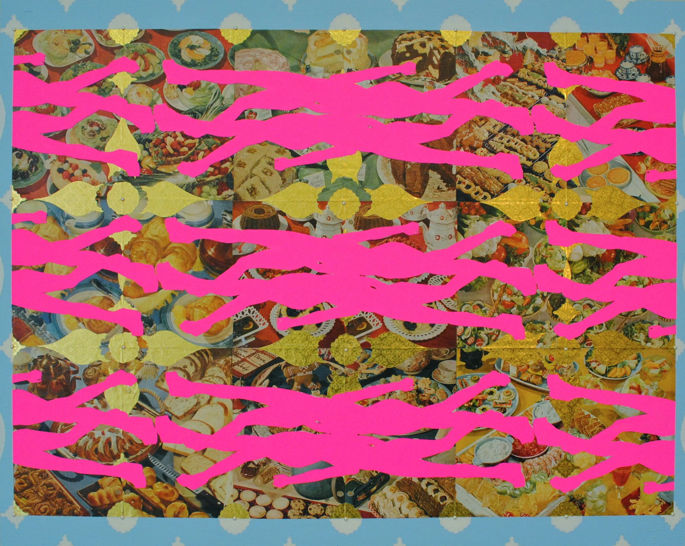   Monsoon   2015  Mixed Media on Panel  32 x 40"    