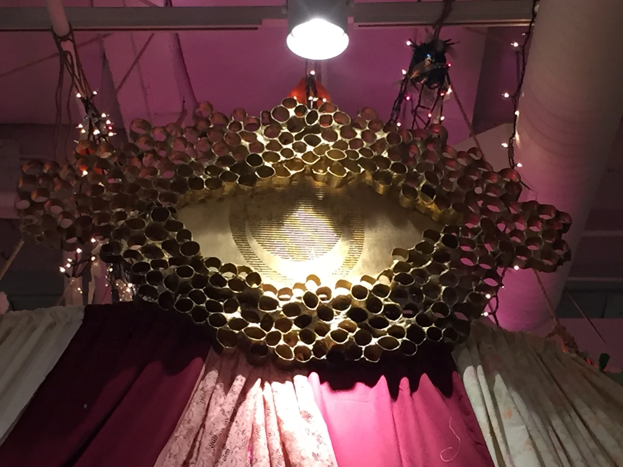 Detail of the collaborative tent