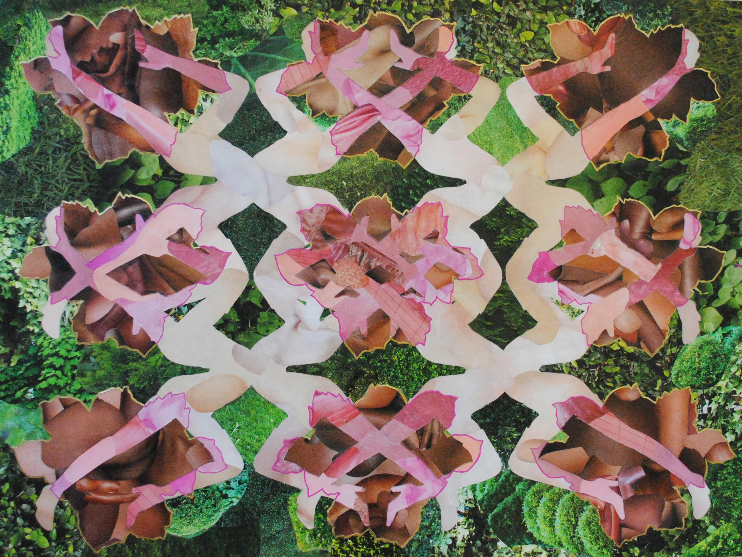   Shroud   2017  Mixed Media on Mat Board  18 x 24" 