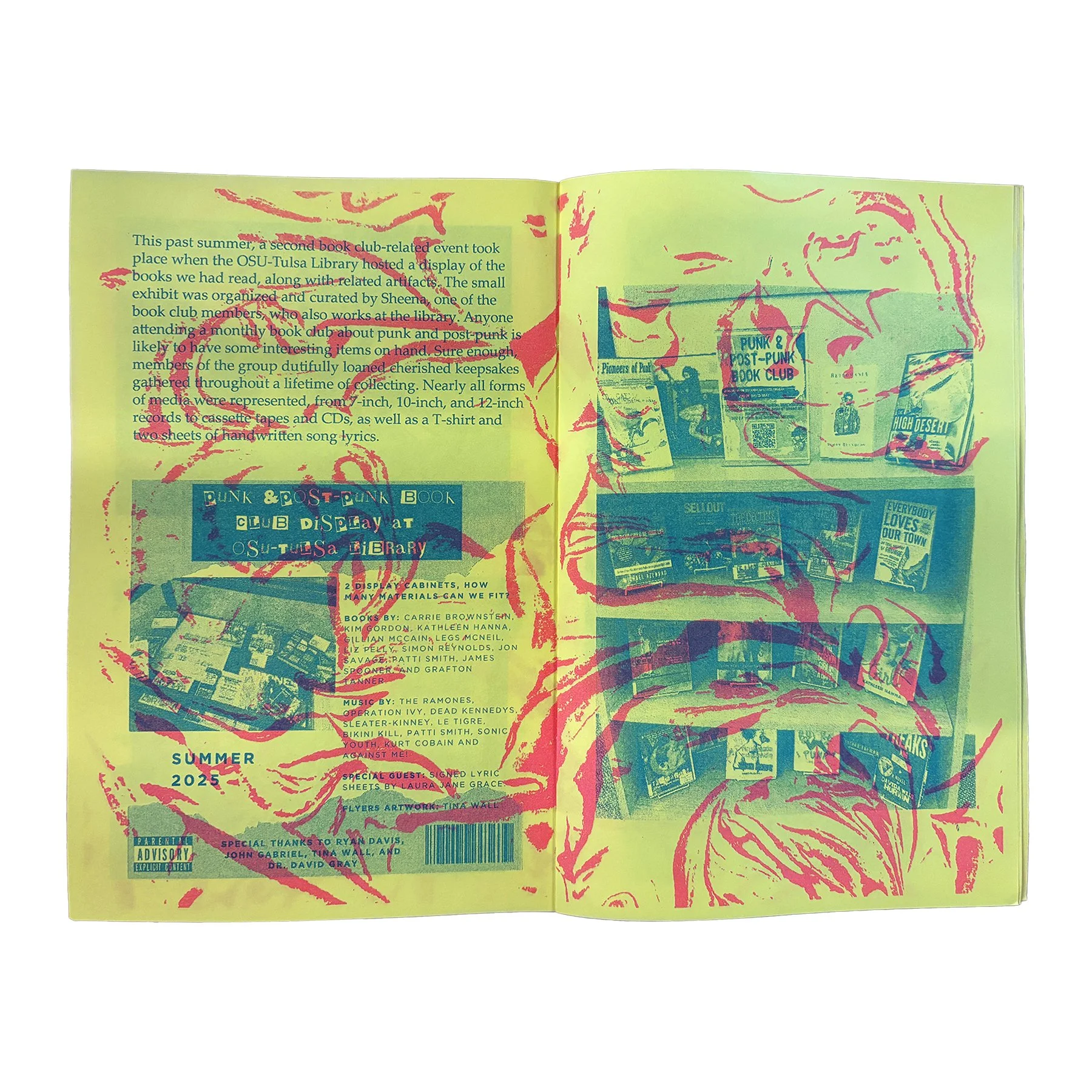  Punk &amp; Post-Punk Book Club Zine - Issue #2  Excerpt  2025 