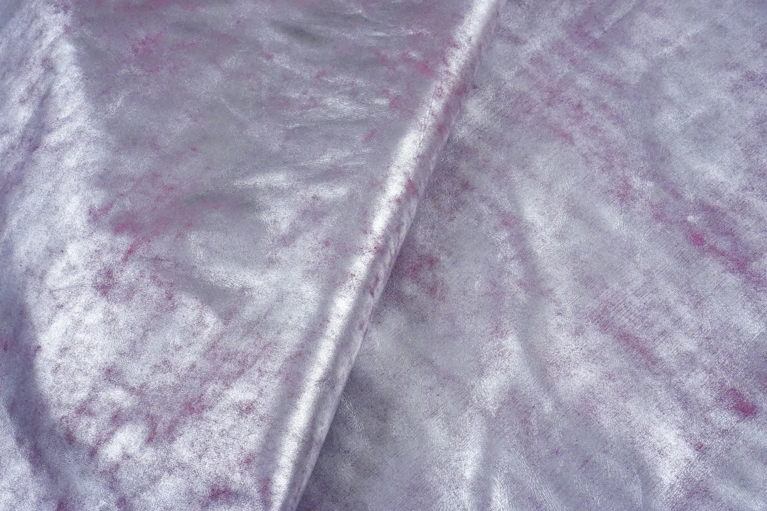 buffed metallic on pink