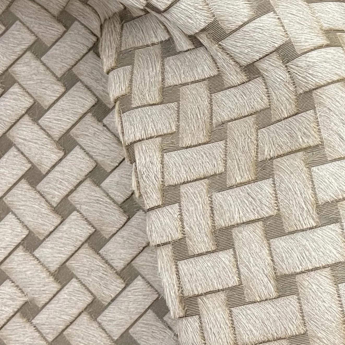 etched & engraved technique on elsiE hair on hide in BLONdE