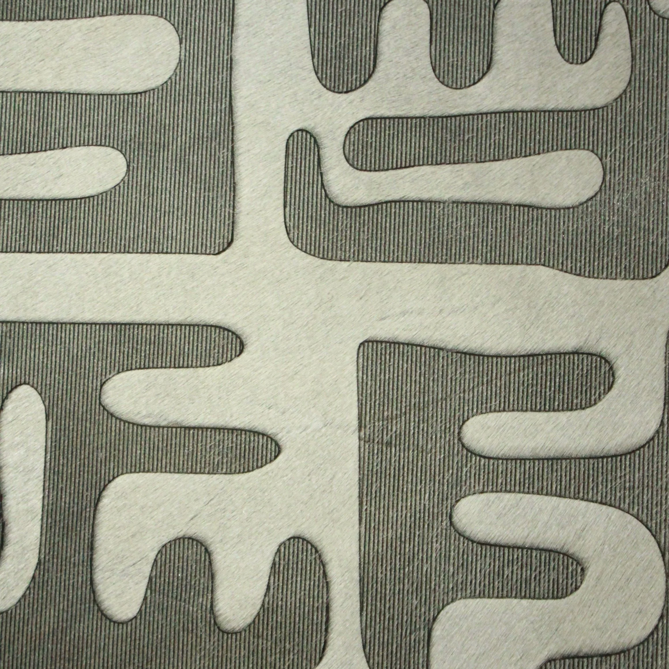 etched and engraved on elsie hair on hide in blonde