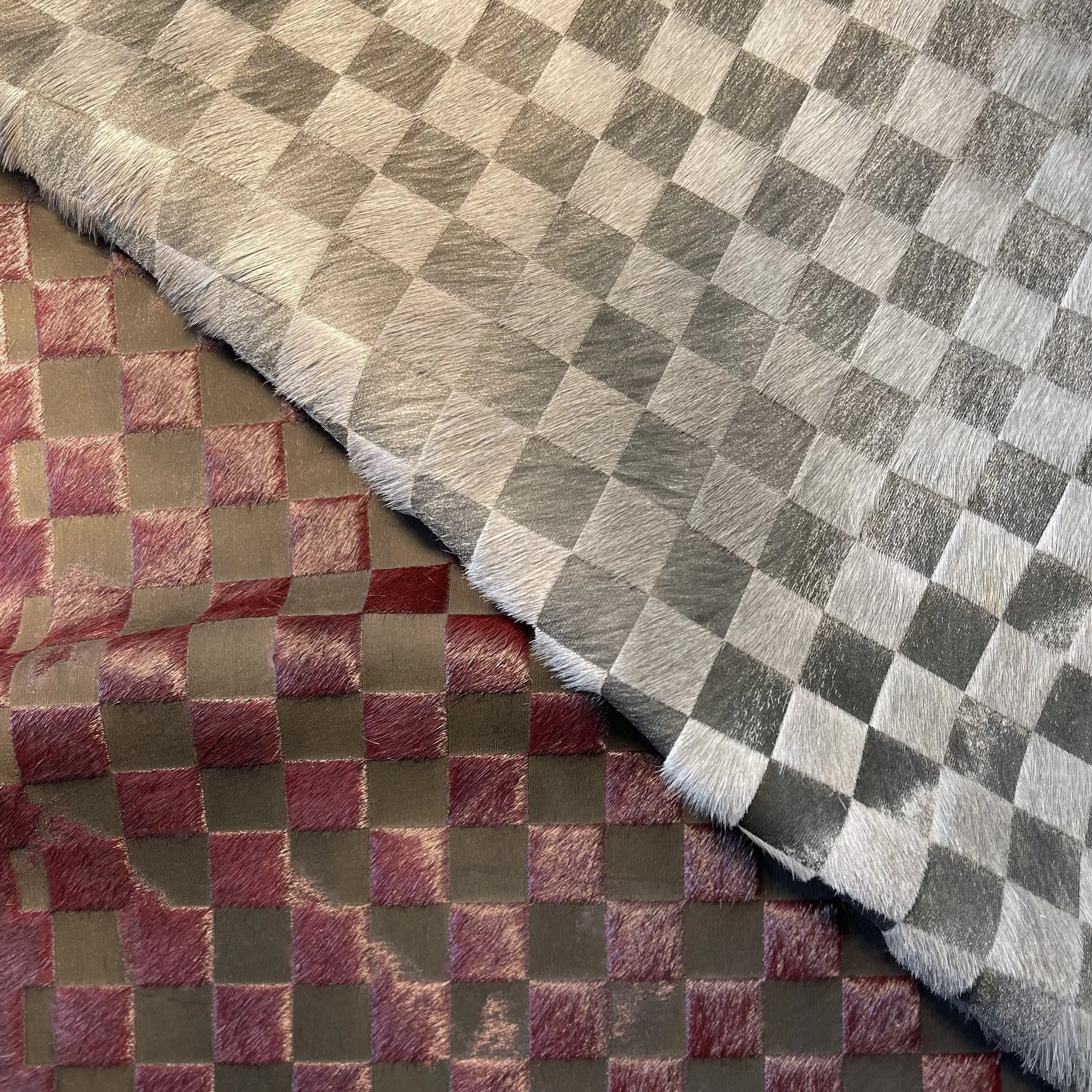 engraved on elsie hair on hide