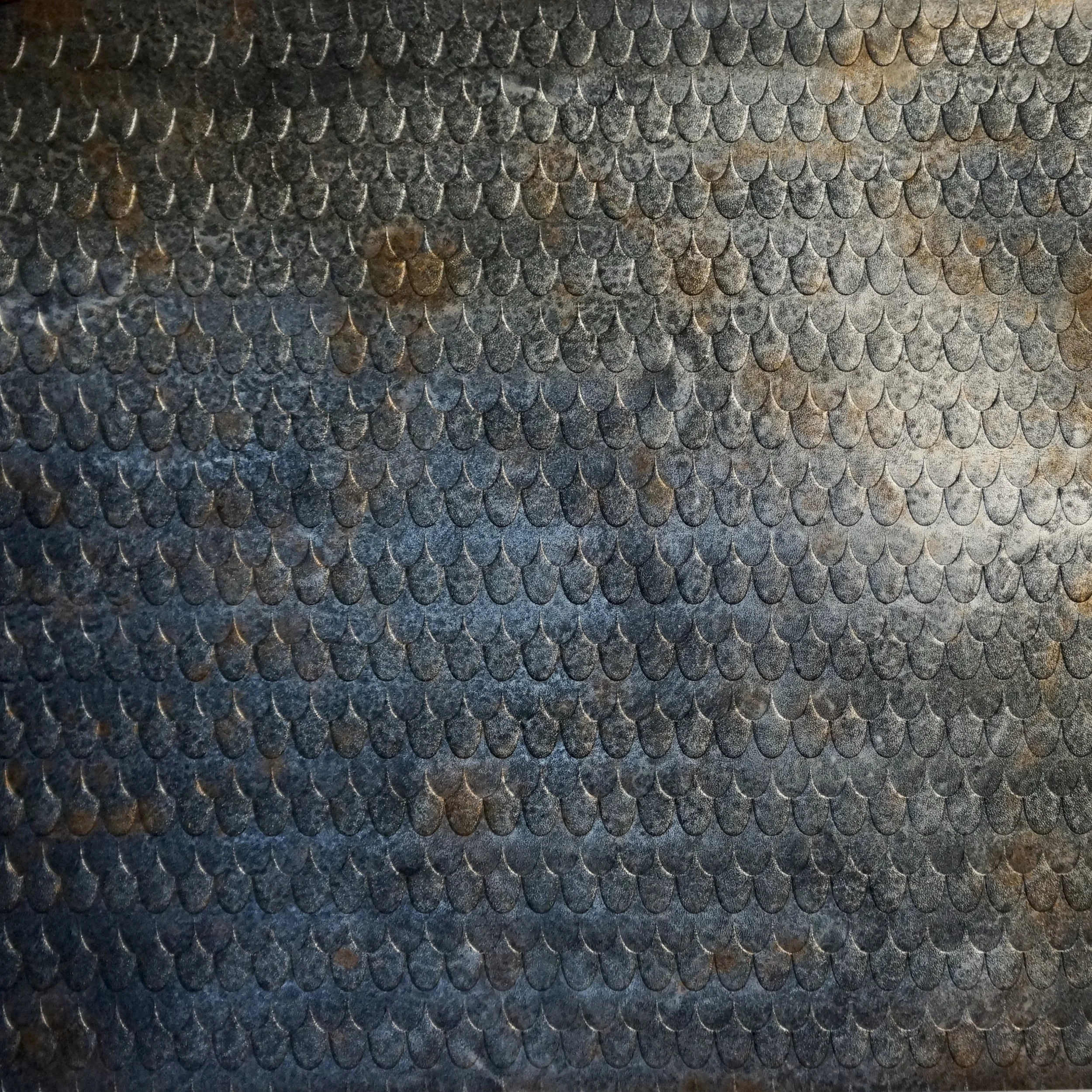 0N MAUDE LEATHER IN COLOR CONCORD WITH PRE-PAINTED ANDROMEDA PEWTER AND BRONZE