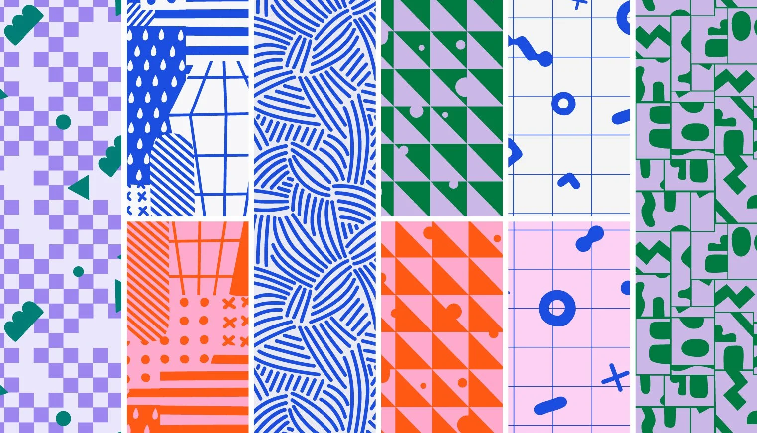 Modern Color Block Pattern Collection