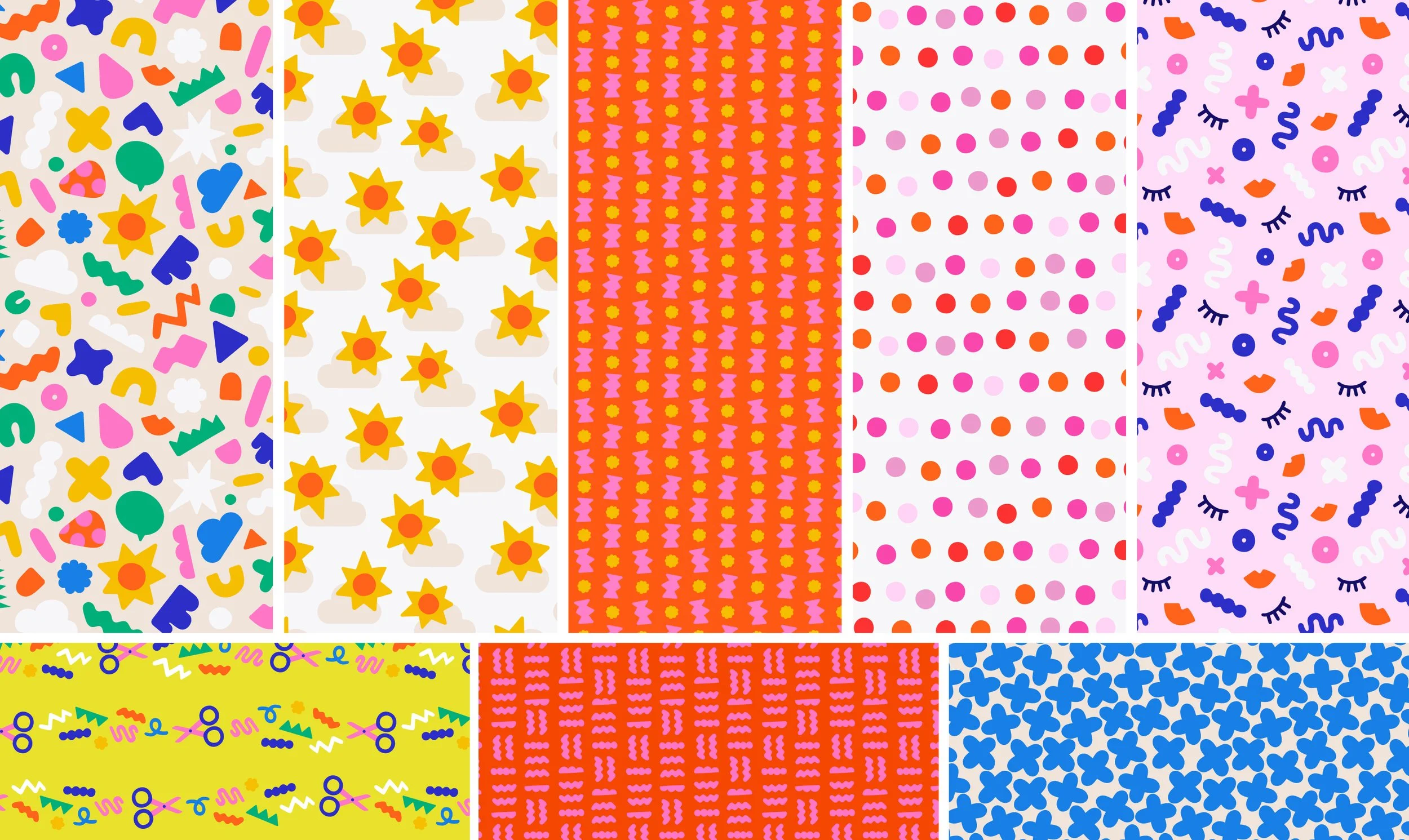 Playful Shapes Pattern Collection