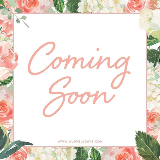 A Lovely Daye will be coming back soon!! ⬇️
This year has been full of transition which has made it impossible to do my boutique but this year things will be settling down and I will be able to get back to it!! So excited for a fresh start!! So keep 
