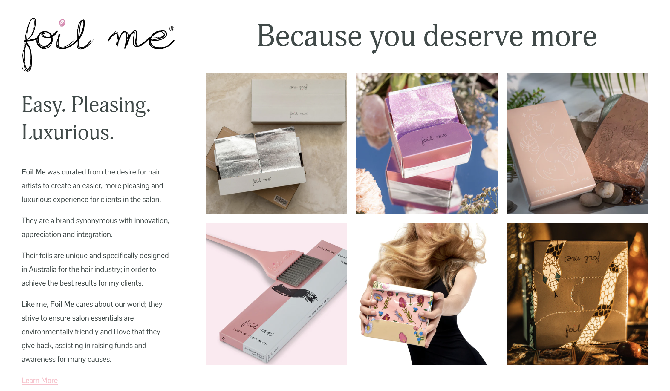 Portfolio Kylie Valender Hair Website Product showcase.png