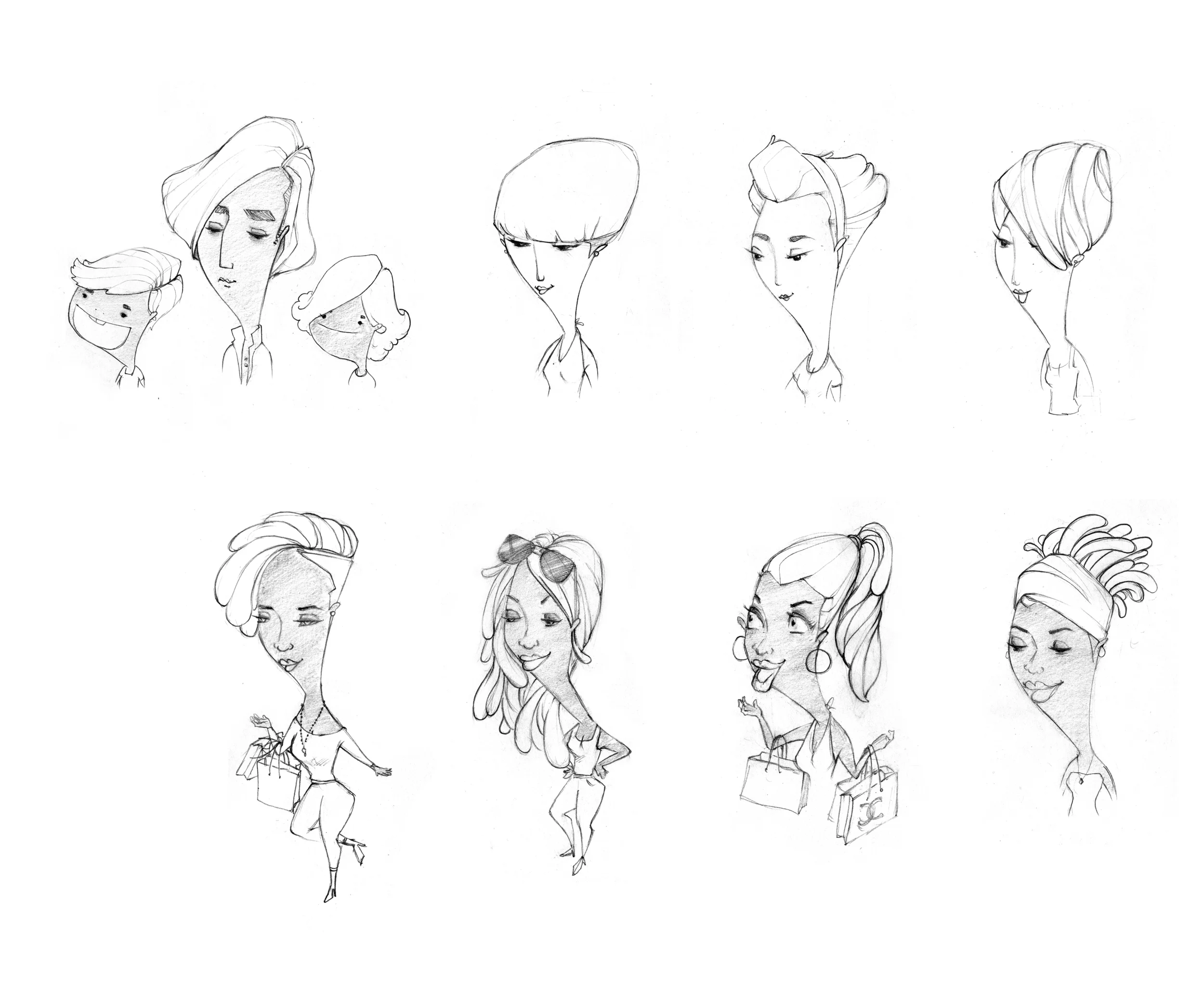 Character Design :: Michelin "Rain" & "Hungry Road"