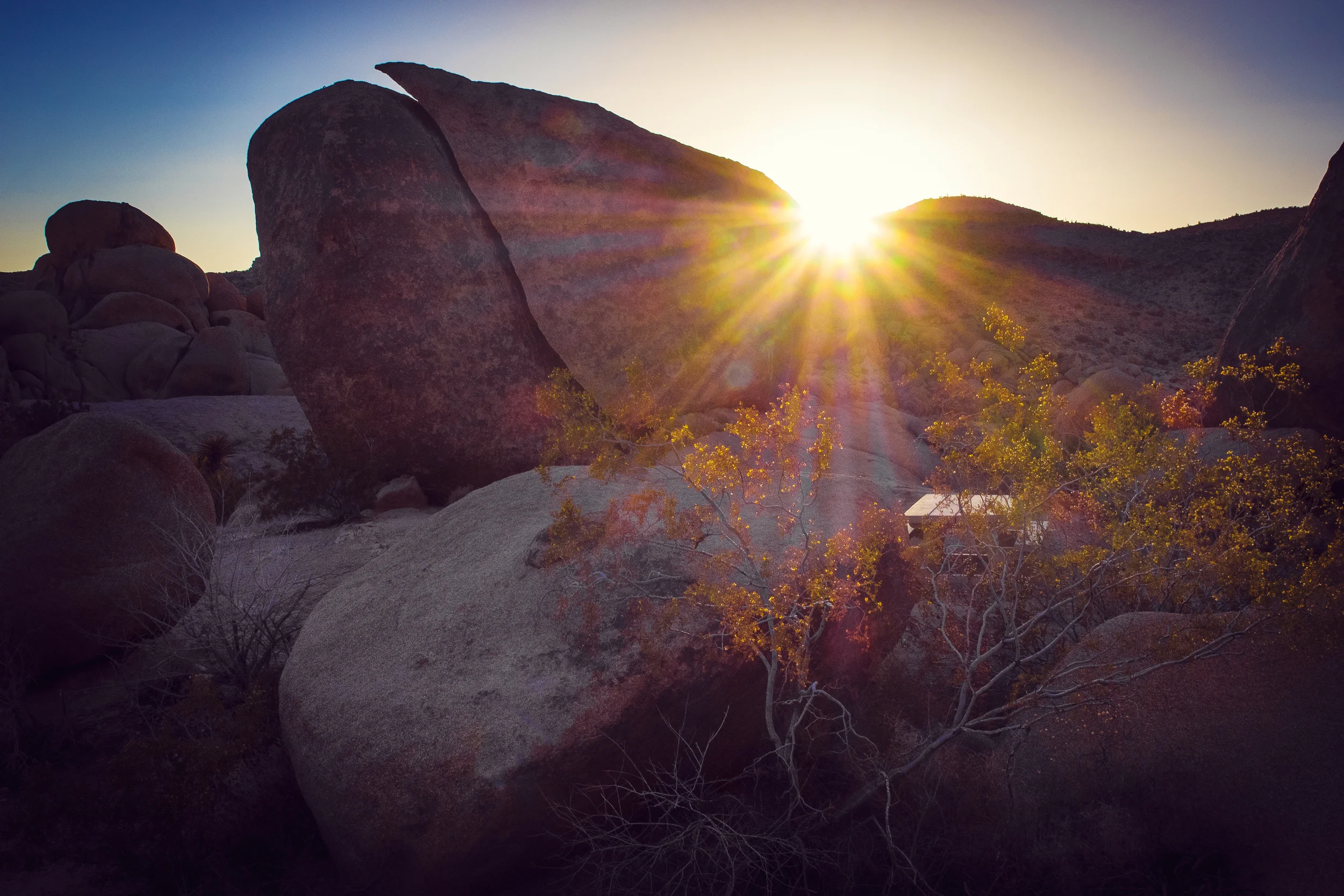 Sunset Over Split Rock