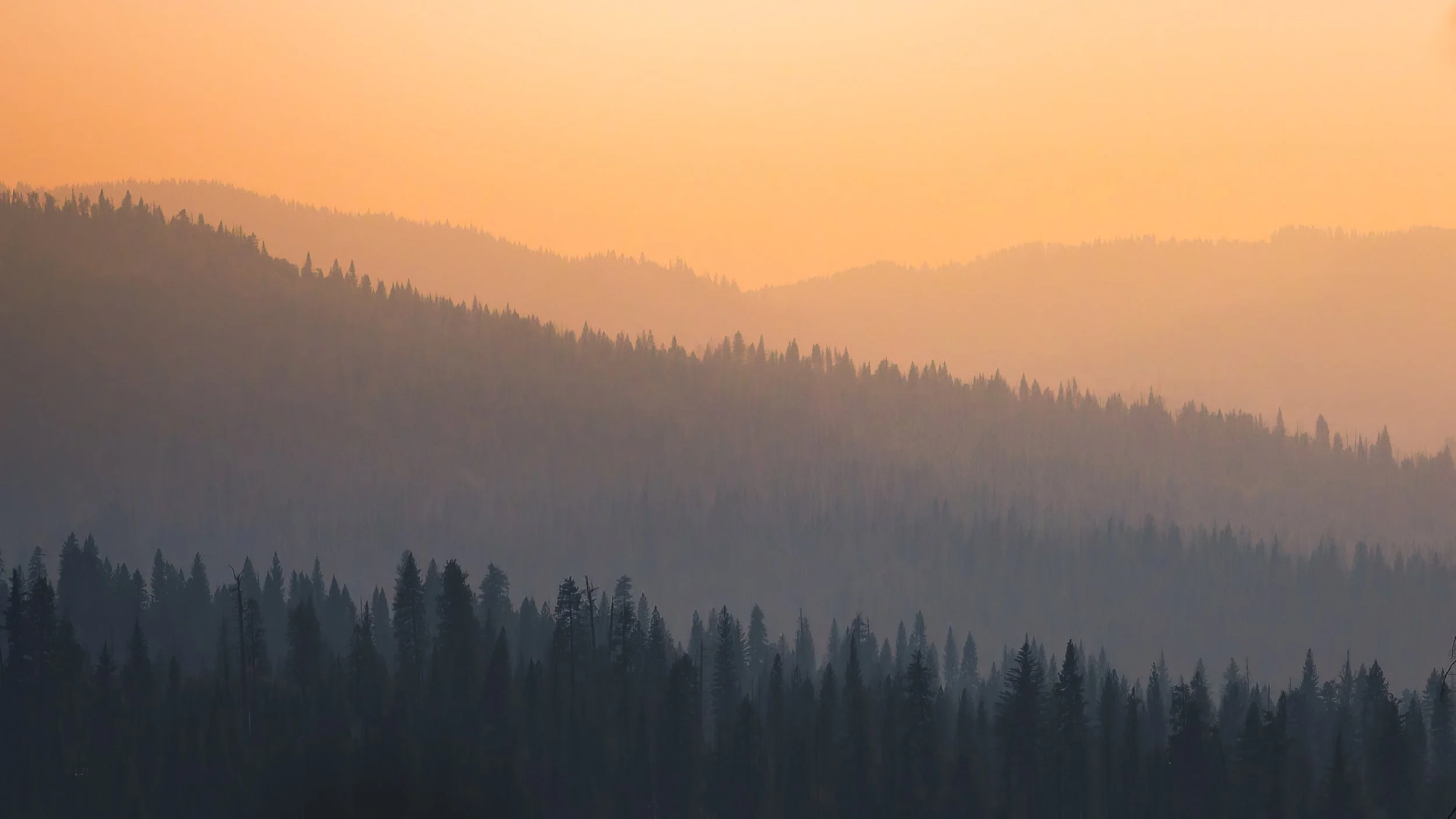 Sunset through Wildfire Smoke