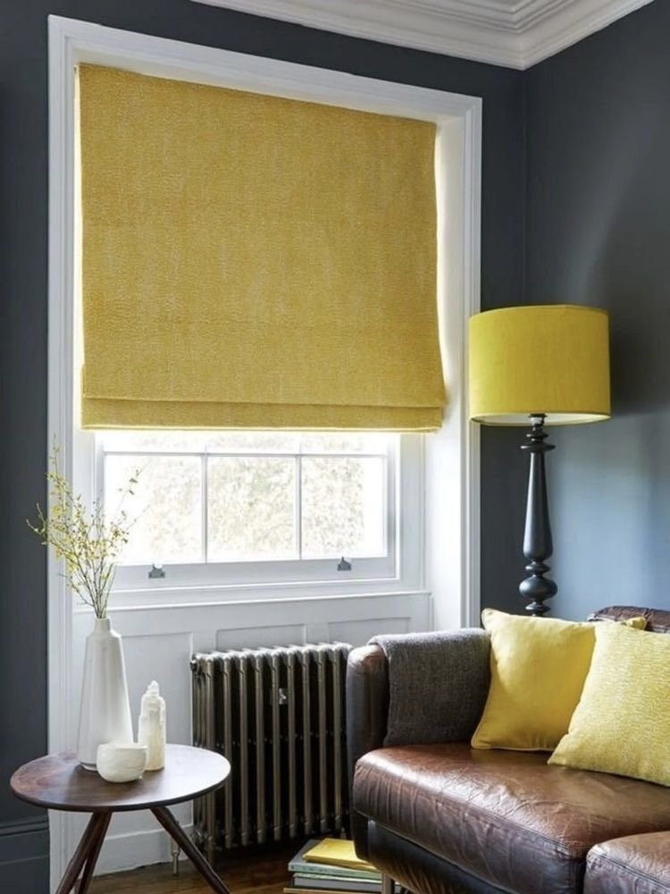 Roman Blinds with Battens