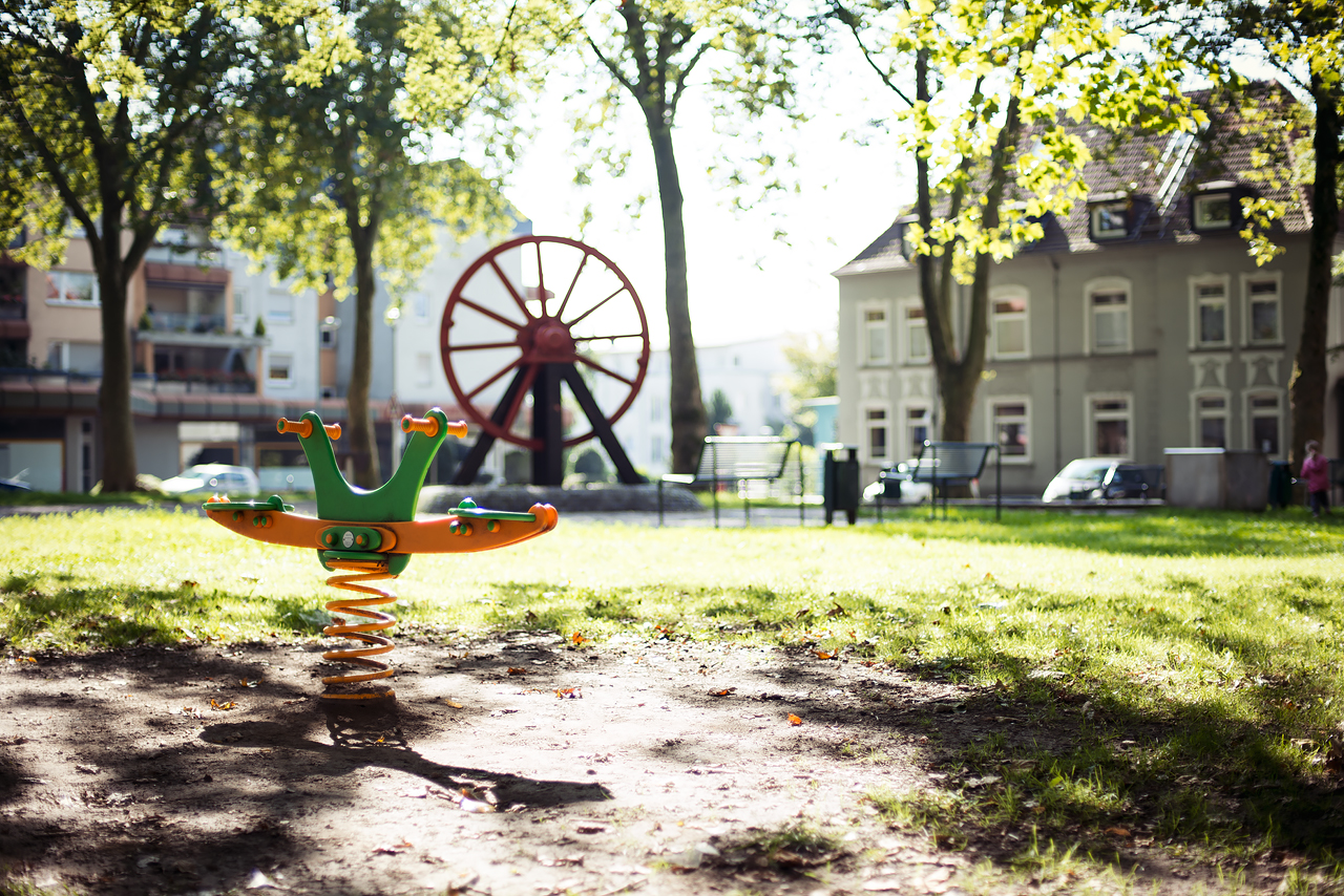 Spielplatz in Bochum Gerthe. 1. Fotowalk der FB Gruppe Bochum in Bildern. Nette Leute!