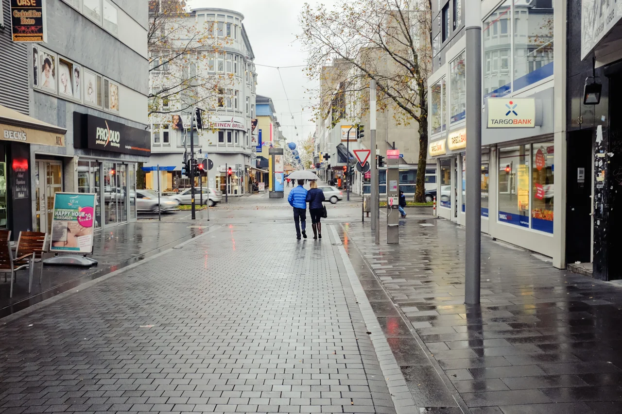 FuZo Bochum. Usseliges Novemberwetter.