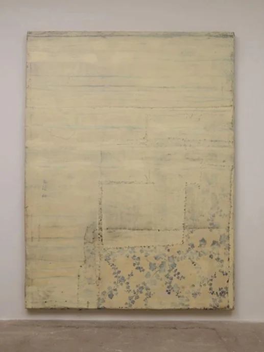 Untitled, 2008 Olio, cera, tela su legno / oil, wax, canvas on wood cm 212 x 159 x 6