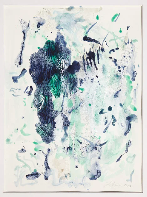 Untitled , 2013, acrylic and ink on paper, cm 32x24,5 (framed cm 56x46)