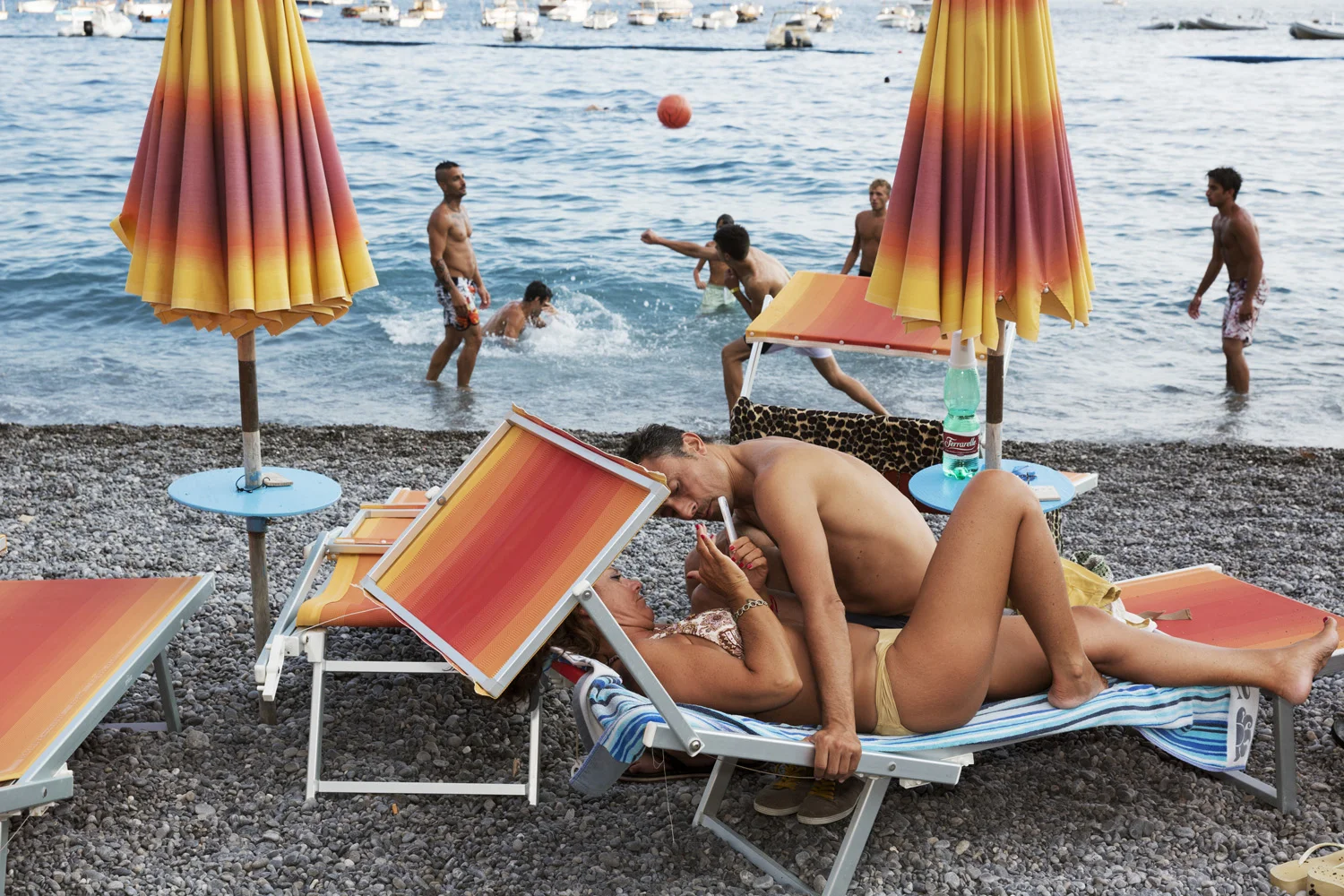 The Amalfi Coast Italy. Positano 2013 Pigment Print cm 65x90 ed. 1\10 (cm 100x150 ed. of 5) © Martin Parr / Magnum Photos / Studio Trisorio