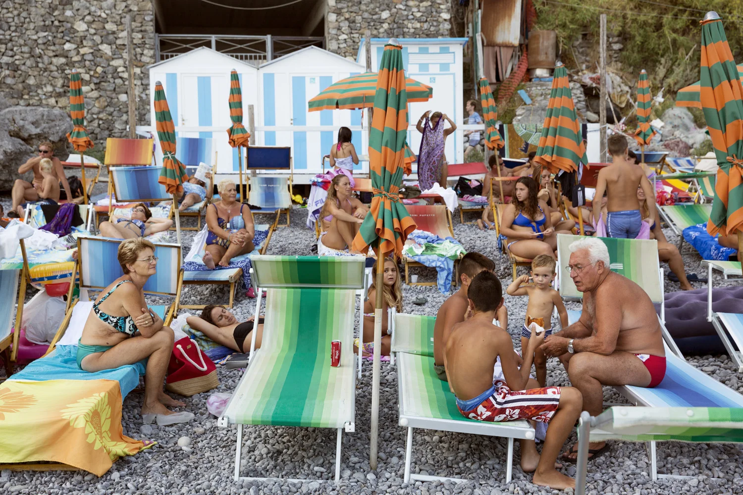 The Amalfi Coast Italy. Positano 2013 Pigment Print cm 65x90 ed. 1\10 (cm 100x150 ed. of 5) © Martin Parr / Magnum Photos / Studio Trisorio