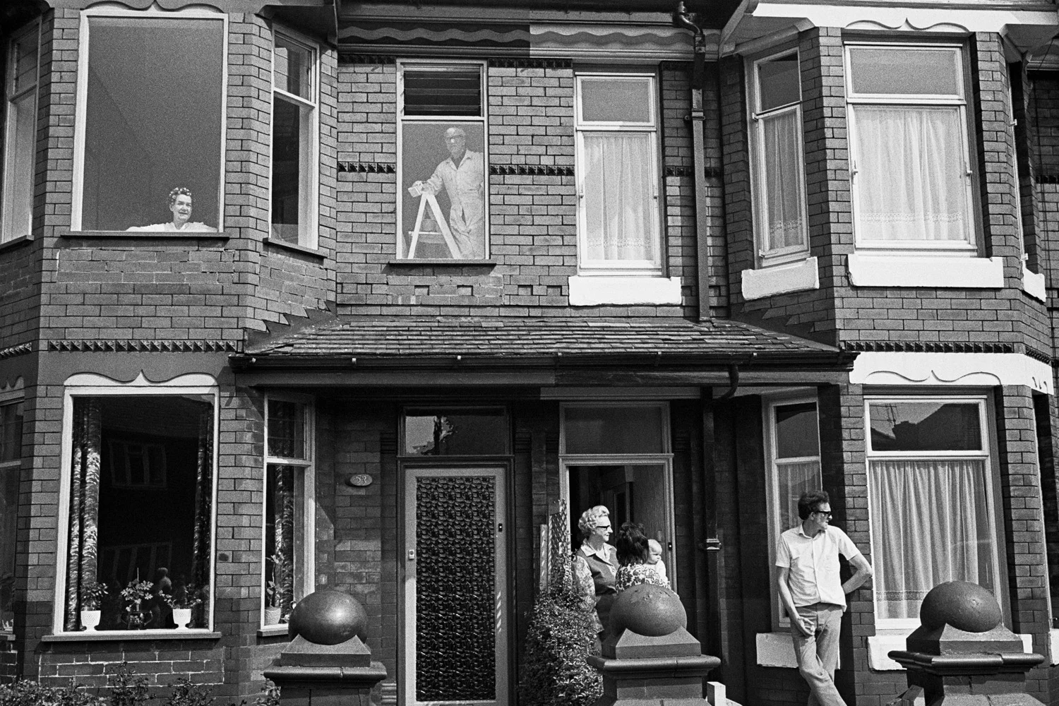 Great Britain, Manchester, Rushholme (Terraced House),1972 gelatin silver print (printed 2009), 20.5 x 40 cm uneditioned