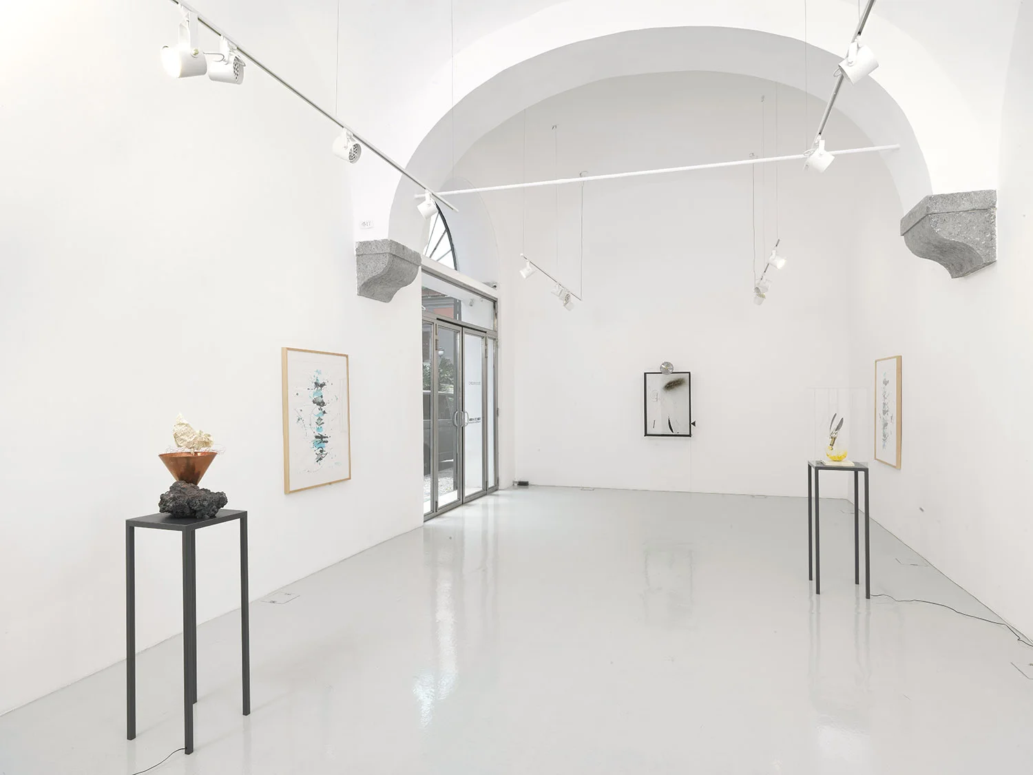 Rebecca Horn, The Vertebra Oracle in Napoli 2015 , installation view