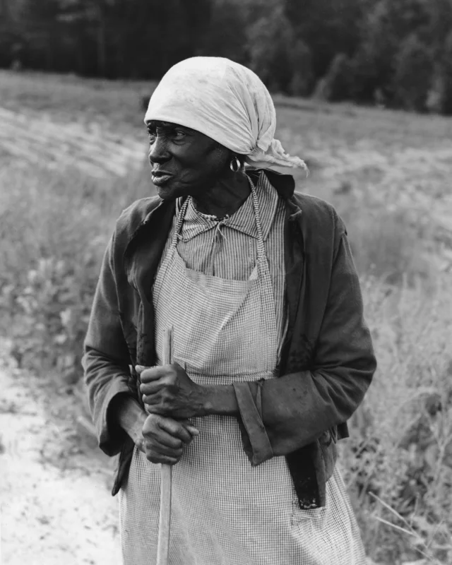 Dorothea Lange, Ex-Slave with a Long Memory , Alabama, 1937, cm 32x40, framed cm 55x55