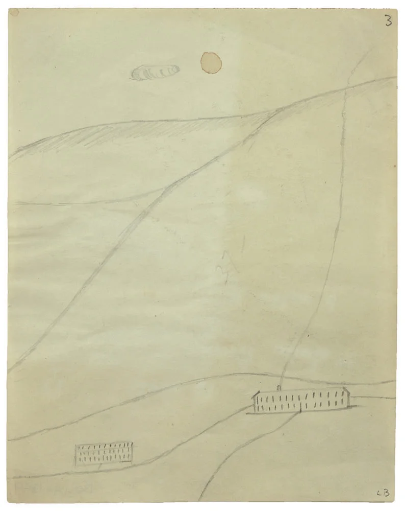 Untitled , 1940, pencil on paper, 15.6 x 12.4 cm Ph Christopher Burke © The Easton Foundation/SIAE