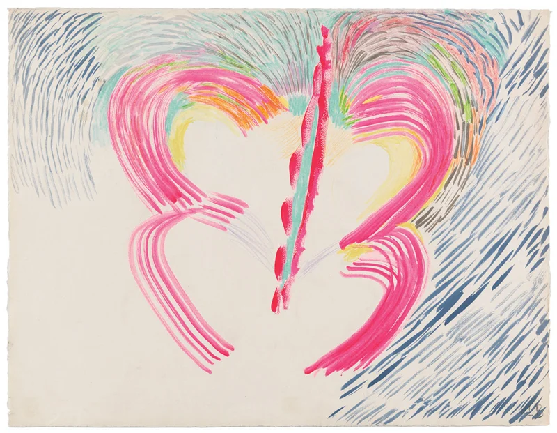 Untitled , 1963, ink on paper, 50.2 x 66 cm Ph Christopher Burke © The Easton Foundation/SIAE