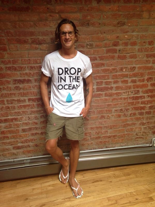  Serge DeNimes founder and designer Oliver Proudlock with his new Save the Sea design