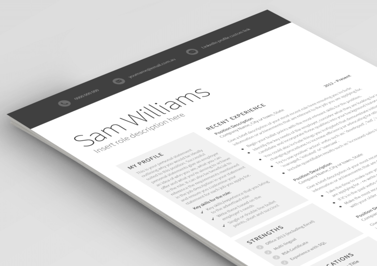 Classic Resume Template from images.squarespace-cdn.com