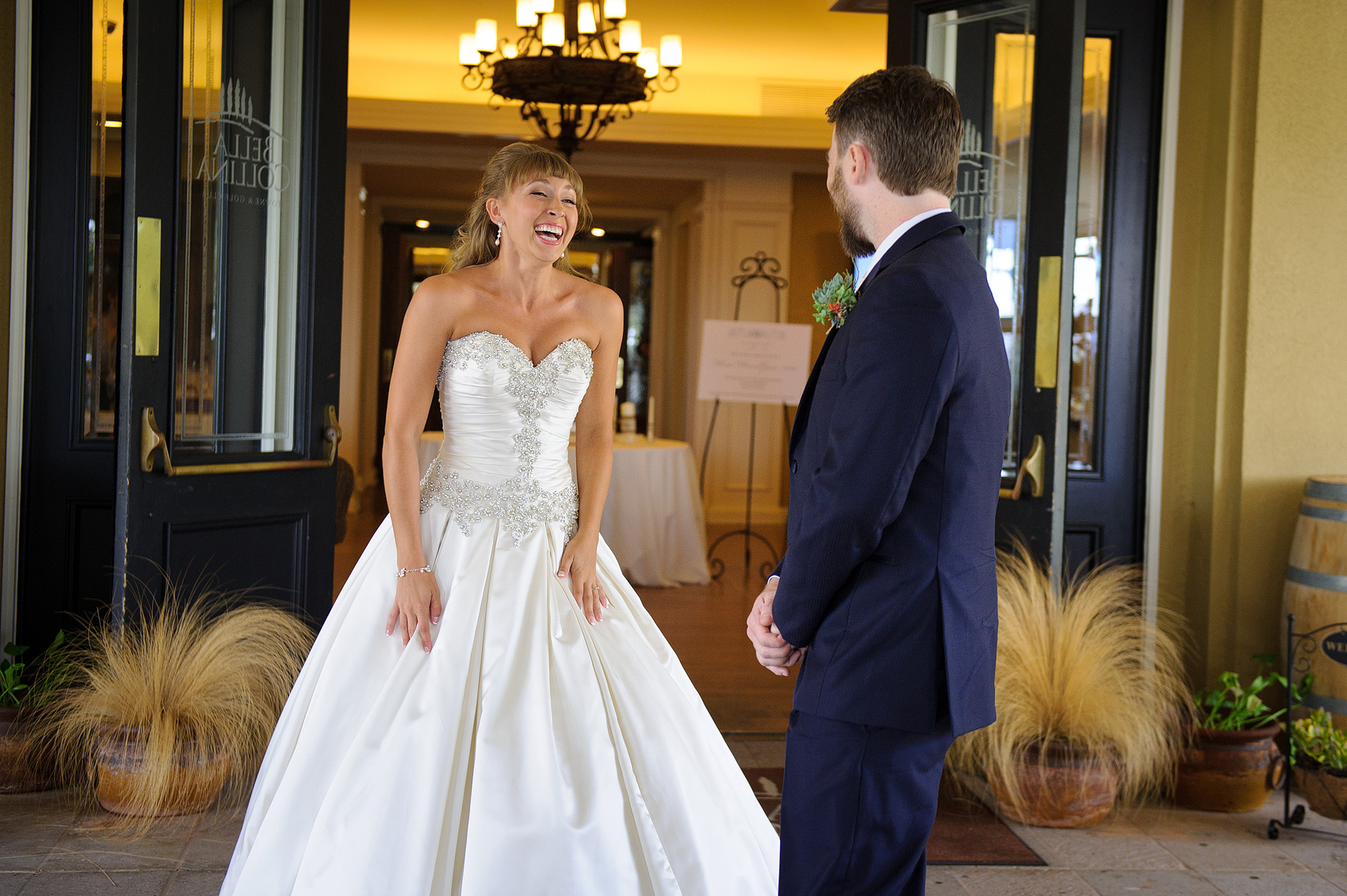 Bella Collina Wedding, First Look